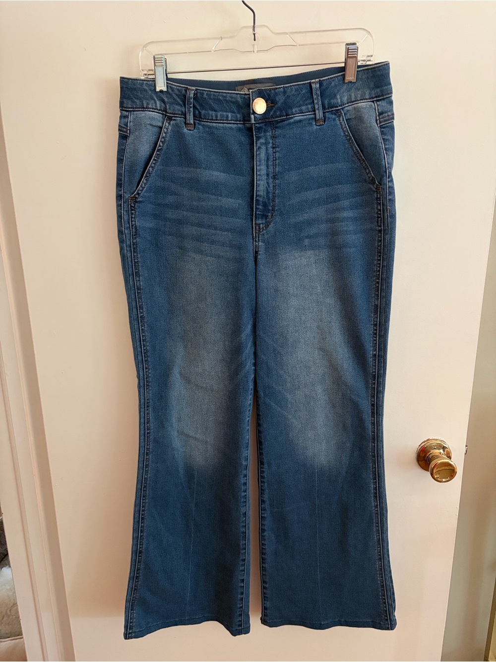 Women’s 12P Democracy Jeans Wide Leg Trousers Petite High Rise